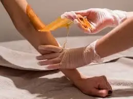 Waxing full arm