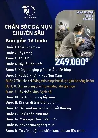 Chăm sóc da mụn chuyên sau
