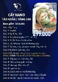 Cấy Nano Tảo xoắn/ Vàng 24K