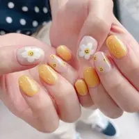 Gel nail extensions