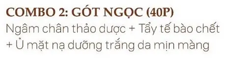 Combo 2: Gót ngọc