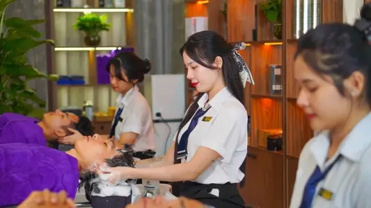 Gội đầu thư giãn