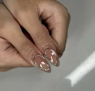 Làm sạch + cứng móng + sơn gel