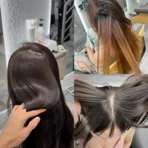 Nhuộm Phục Hồi Vắc Xin Tóc Dài