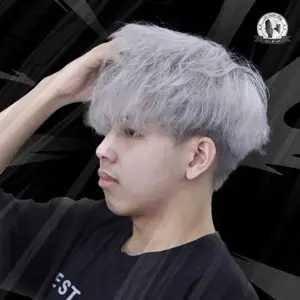 Nhuộm trắng bạch kim tóc dài