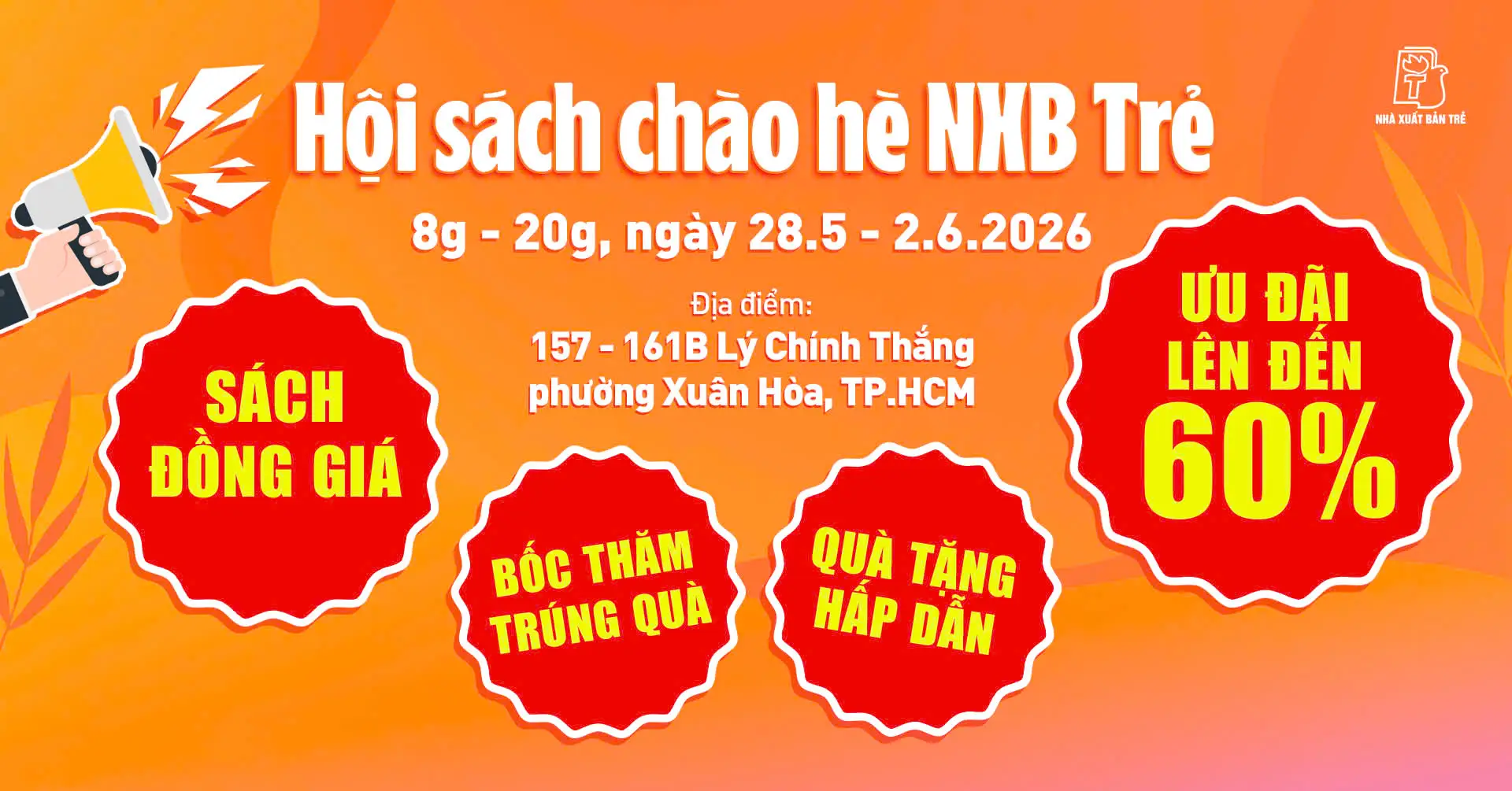 HỘI SÁCH CHÀO HÈ NXB TRẺ