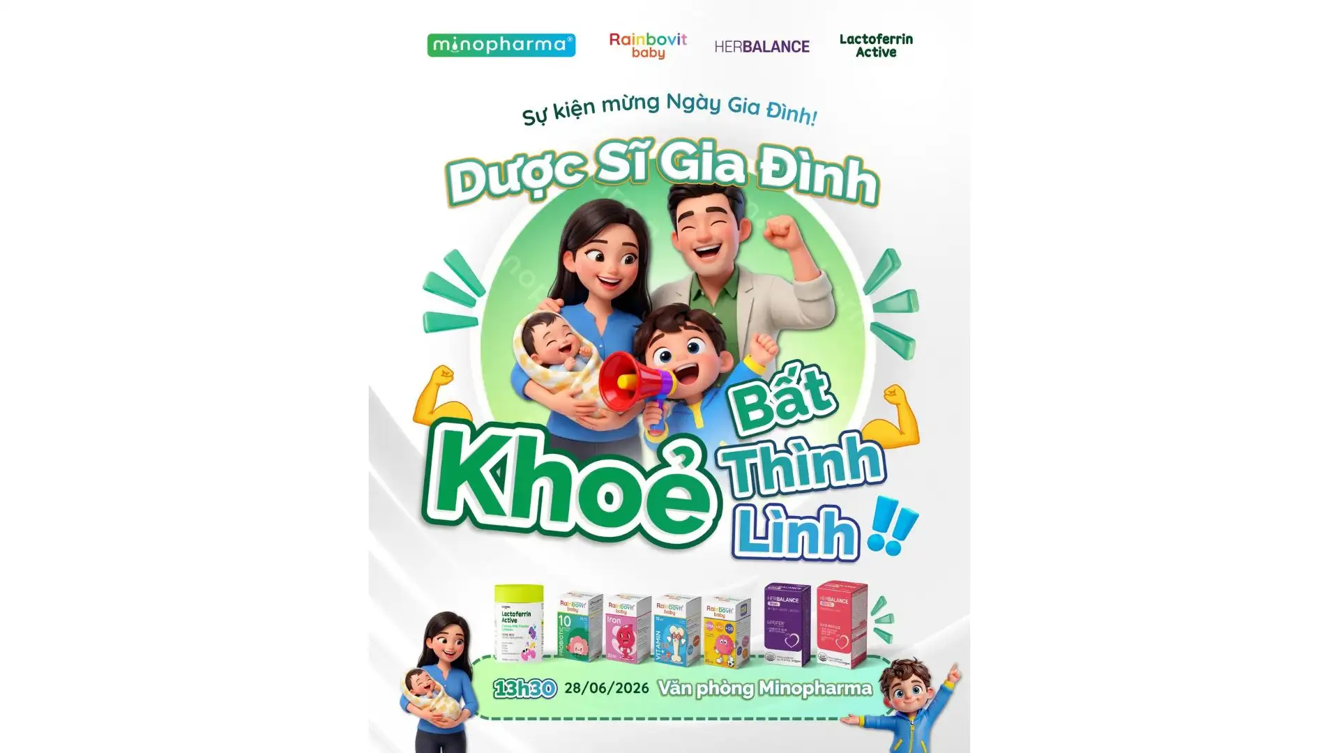 WORKSHOP: "DƯỢC SĨ GIA ĐÌNH - KHOẺ BẤT THÌNH LÌNH