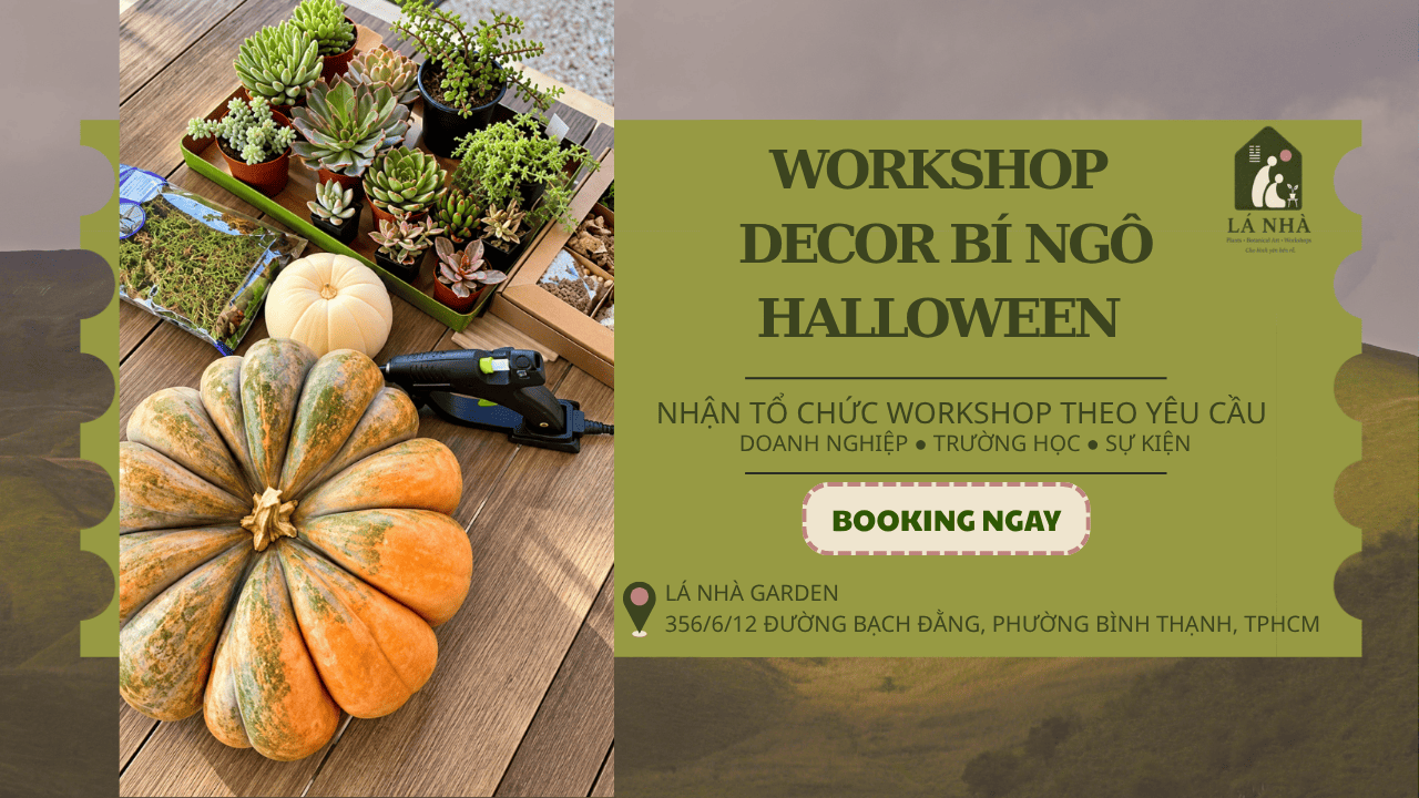 Halloween Pumpkin Decorating Workshop at Lá Nhà Garden