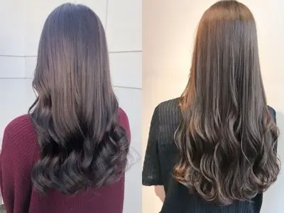 [Extra Long] Straight Top & Curled Ends – Davines