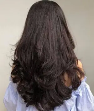 [Extra Long] Straight Top & Curled Ends – L’Oréal