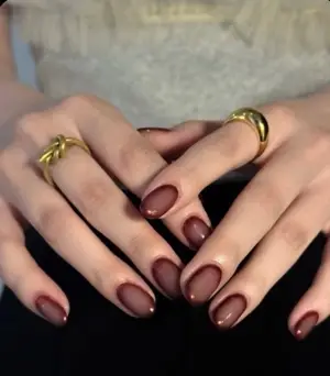 Cat Eye / Chrome Nails