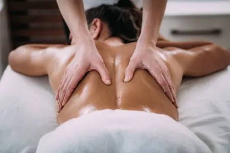 Neck Shoulder Massage with Hot Stone  45 minute