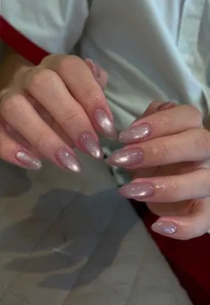 Manicure / Pedicure With Cat Eye Color