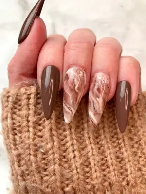 [1 Nail] Marble / Abstract Design