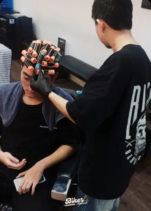 Uốn tóc xoăn nam