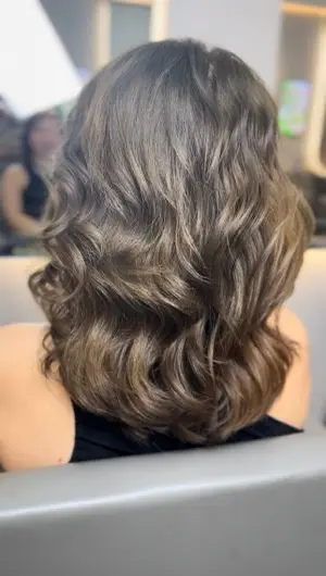 Wave perm (Short hair)