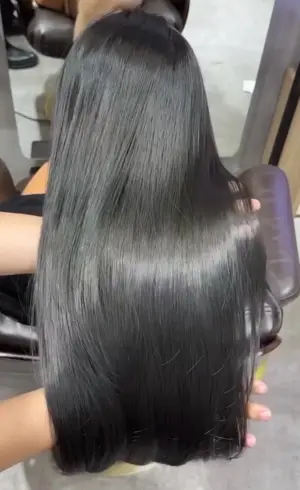 Straightening (Short hair)