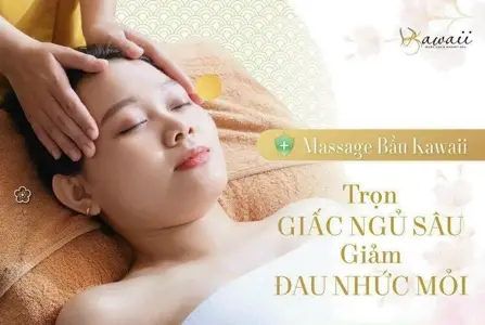 Combo Massage bầu & gội đầu