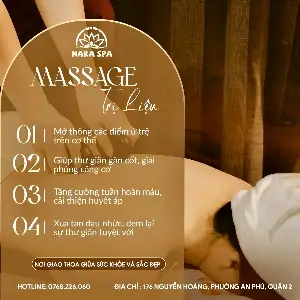 Massage body trị liệu đông y dầu thảo dược