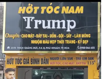 Hớt tóc Trump 257D thích quảng đức