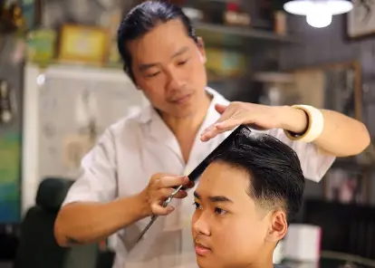 Tóc men Chí Hiếu