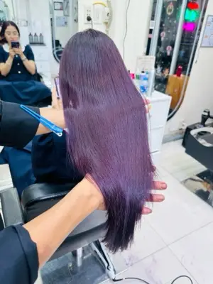 Long Hair Coloring