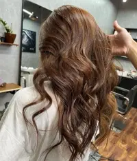 Nhuộm phục hồi tóc dài