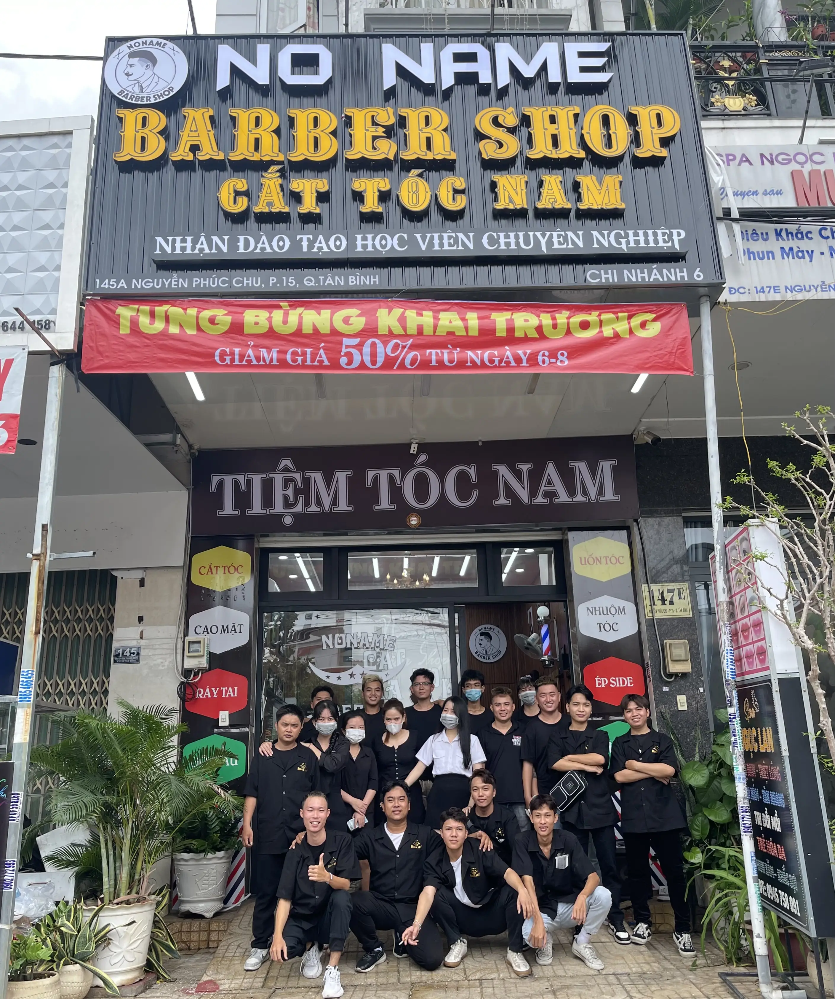 No Name barbershop chi nhánh 6